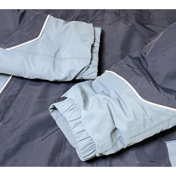 Lands End Kids Squall Parka Jacket Waterproof Insulated Size Large 14-16 Blue - Picture 12 of 16